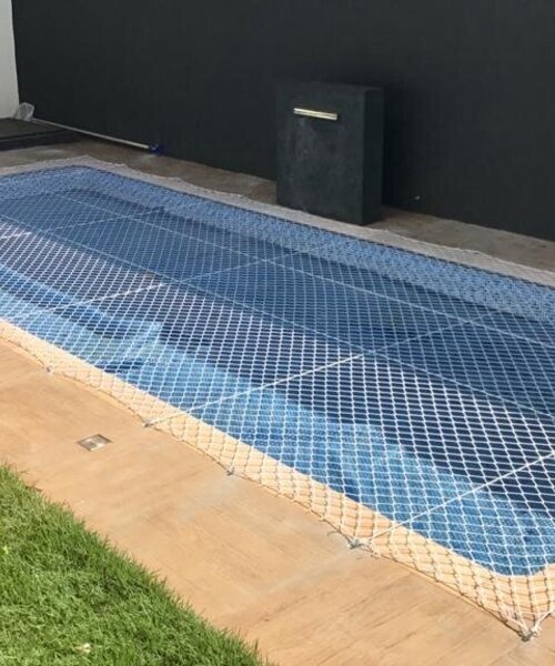 Redes de proteção para piscinas